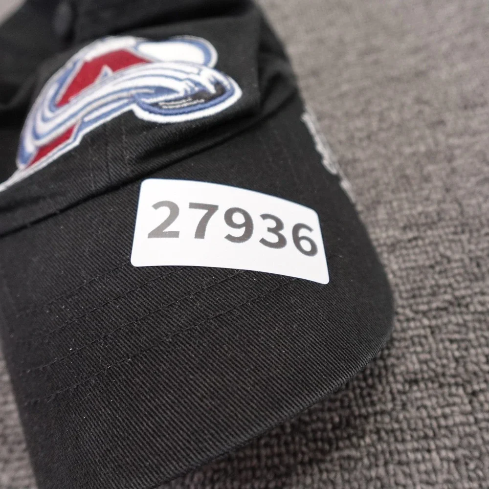 Colorado Avalanche Hat Cap Strap Back Mens One Size Black NHL Hockey Fanatics